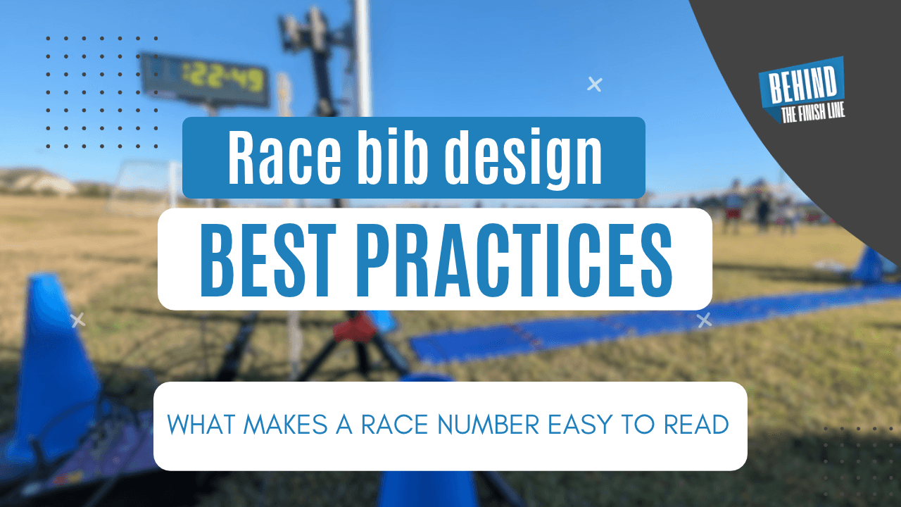 Race bib design best practices: what makes a race number easy to read