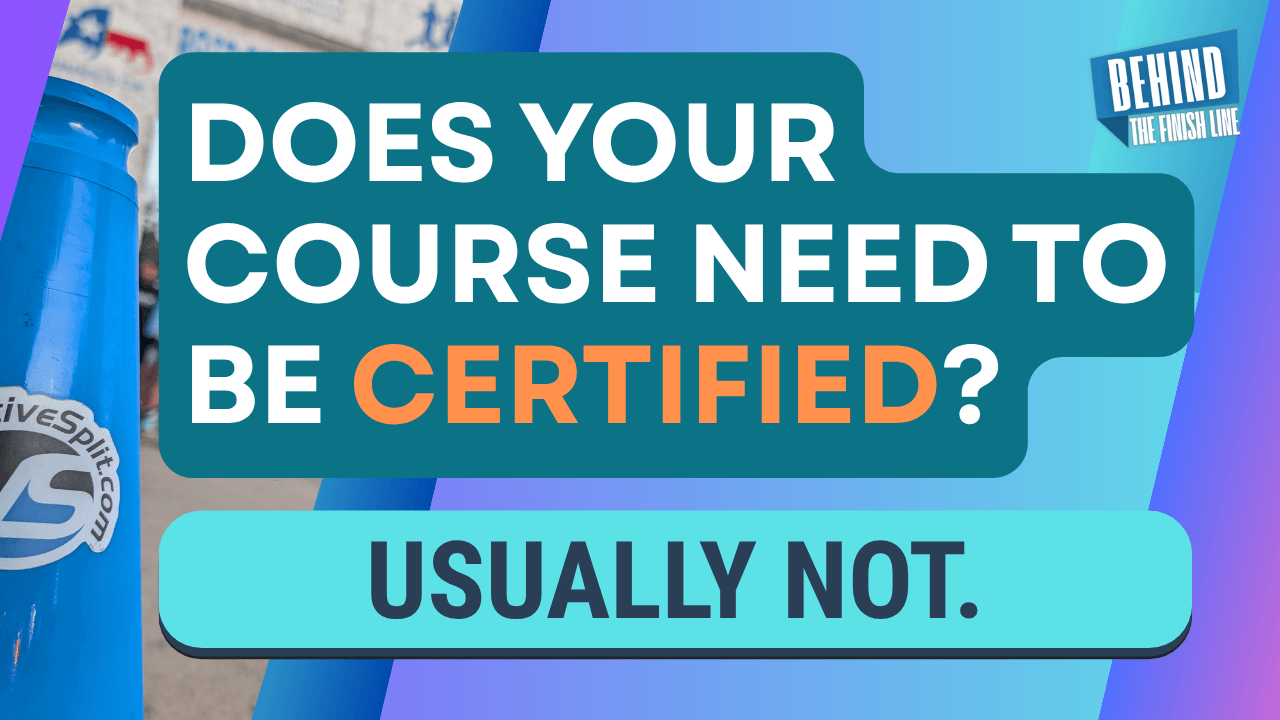 Does your course need to be certified? Usually not.