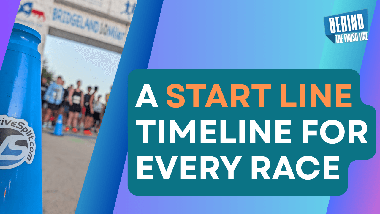 A start line timeline for every race
